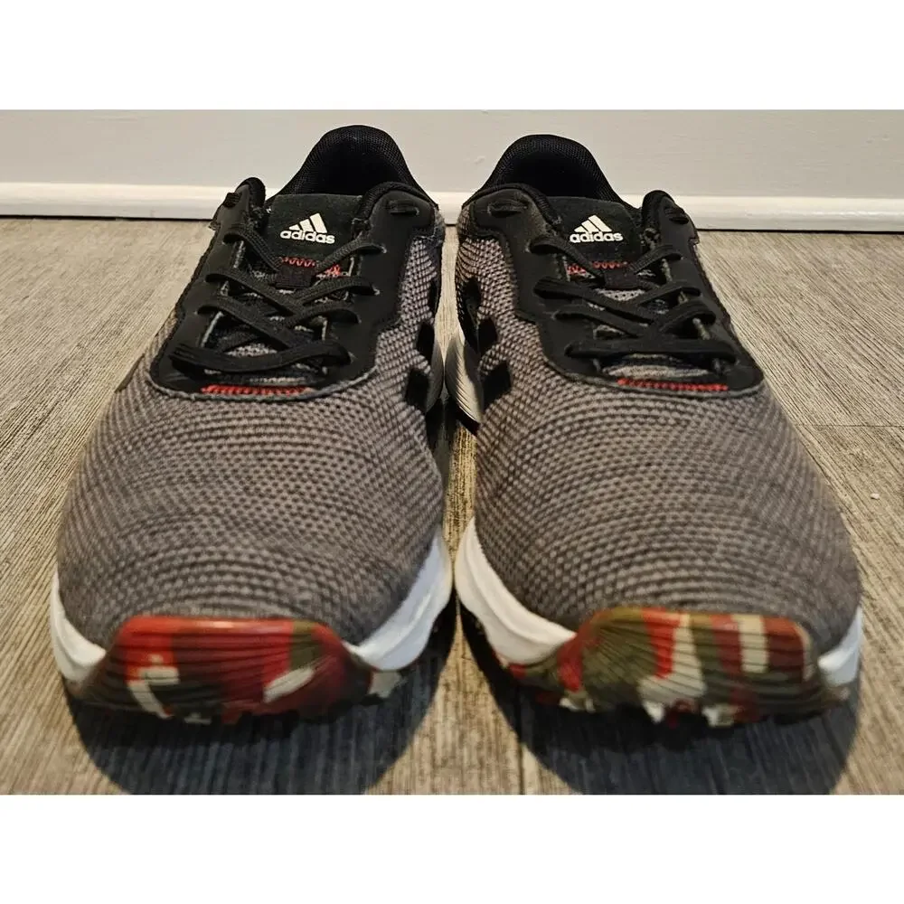 Adidas Tech Response Golf Shoes Gray Black Camo Spikeless Men's US 8.5 EU...